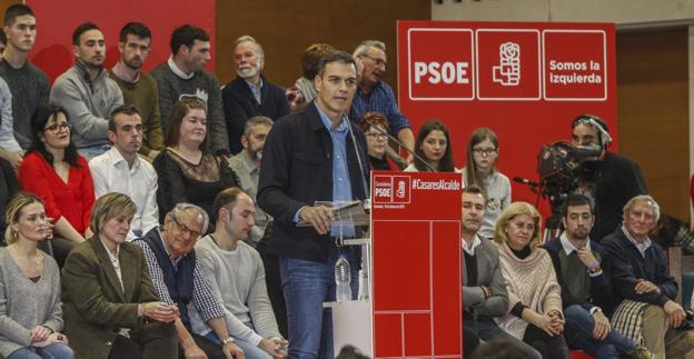 El presidente del Gobierno, Pedro Sánchez, el domingo pasado. El jefe del Ejecutivo ya solo hablaba de Cataluña.