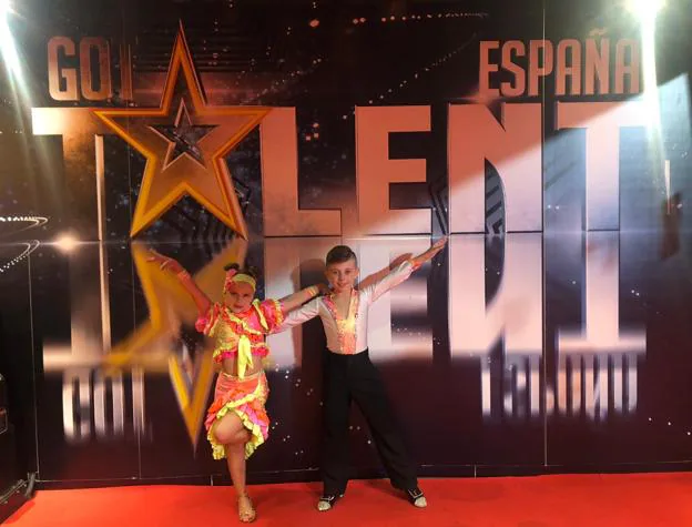 Pilar y Yeray posaron en el 'photocall'.