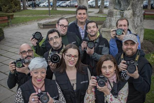 Los miembros de Asfocam disfrutan de las salidas para realizar fotografías. 