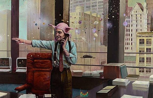 'Morfología del encuentro'. Una de las obras de José Luis Serzo, que se exhibirá en verano en el Centro de Arte Faro Cabo Mayor. 