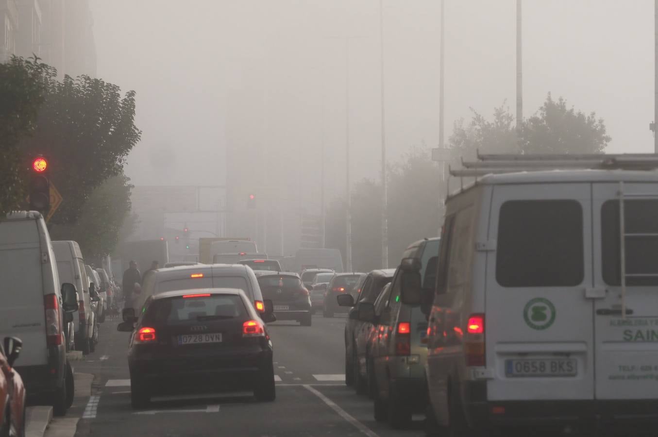 Fotos: Santander amanece tapada por la niebla