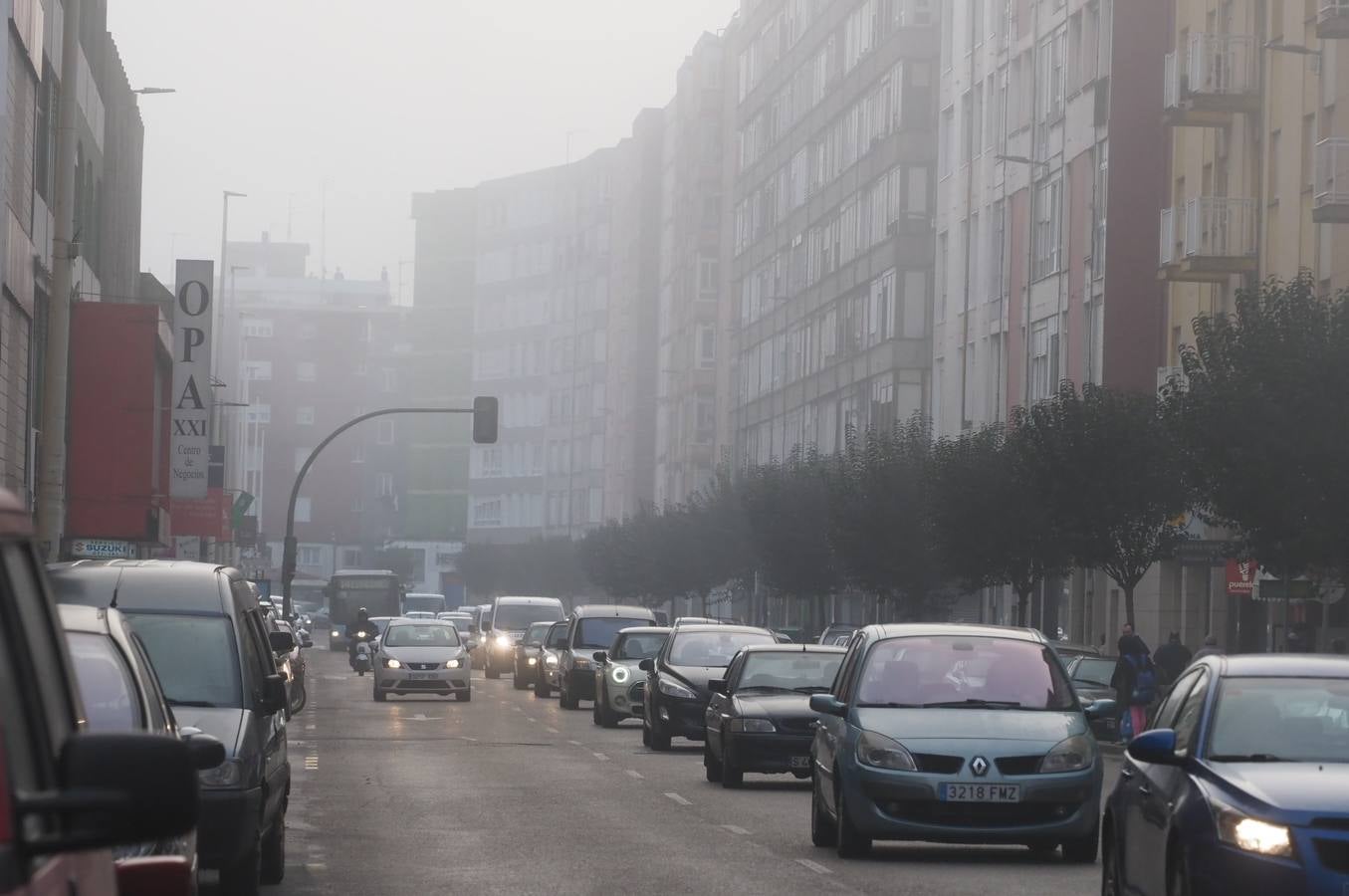 Fotos: Santander amanece tapada por la niebla