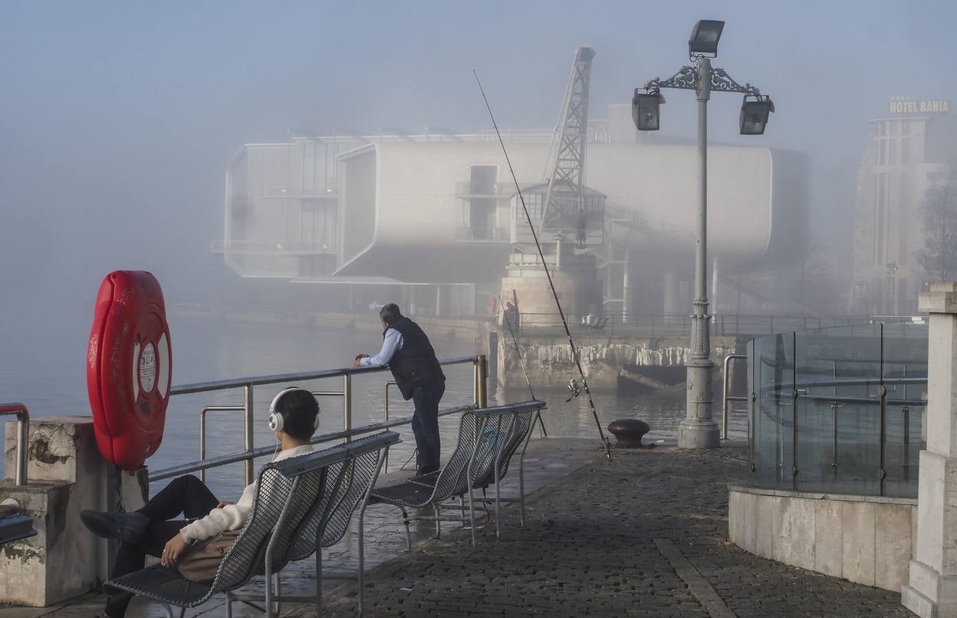 Fotos: Santander amanece tapada por la niebla