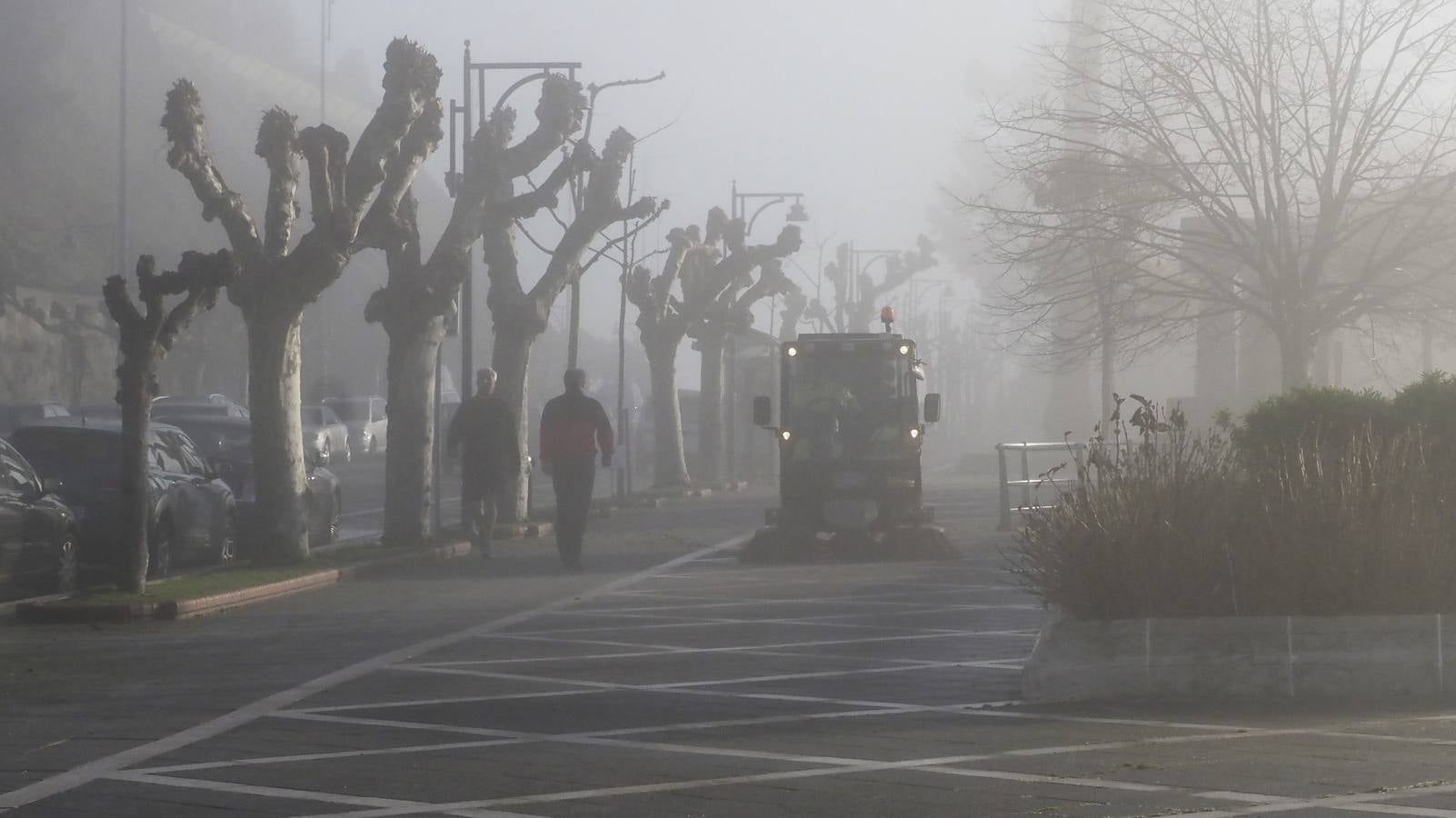 Fotos: Santander amanece tapada por la niebla