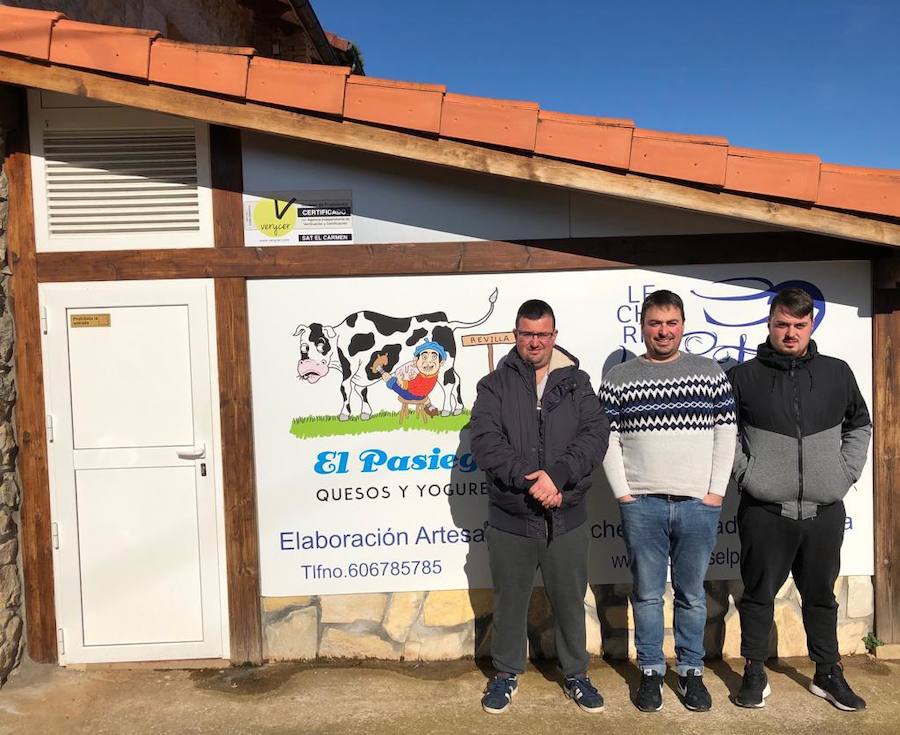 Hermanos Hernández Rivas, de la quesería El Pasiego-La Cántara de Revilla de Camargo.