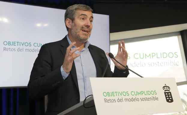 El presidente del Gobierno de Canarias, Fernando Clavijo.