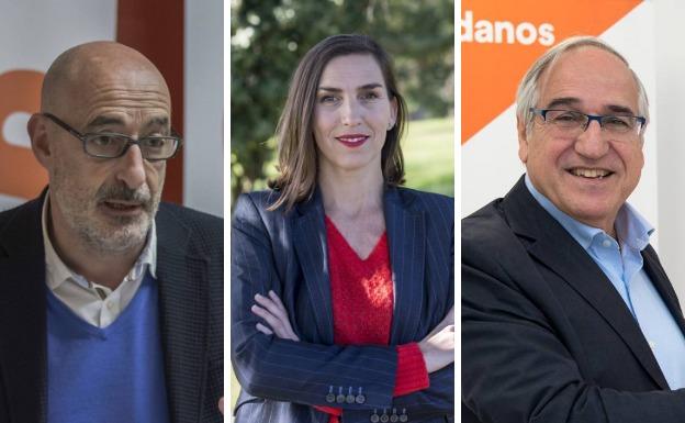 De izquierda a derecha, Félix Álvarez, Carolina Isaacs y José López. 