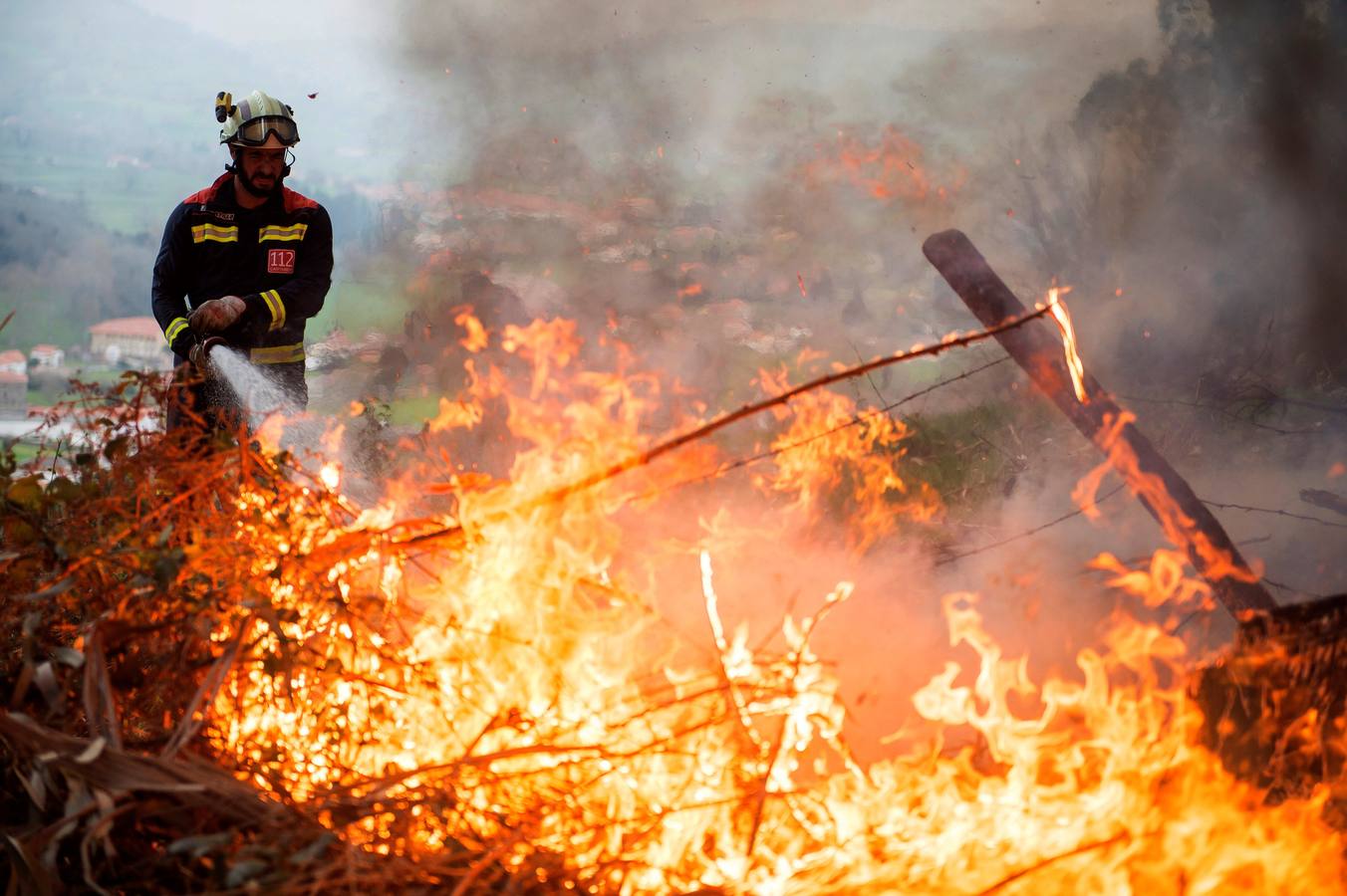 Fotos: Incendios en Cantabria