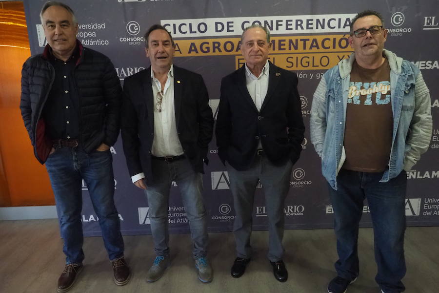 Pedro González, Santi Flor, Tino Sampedro y Ramón Bermejo.