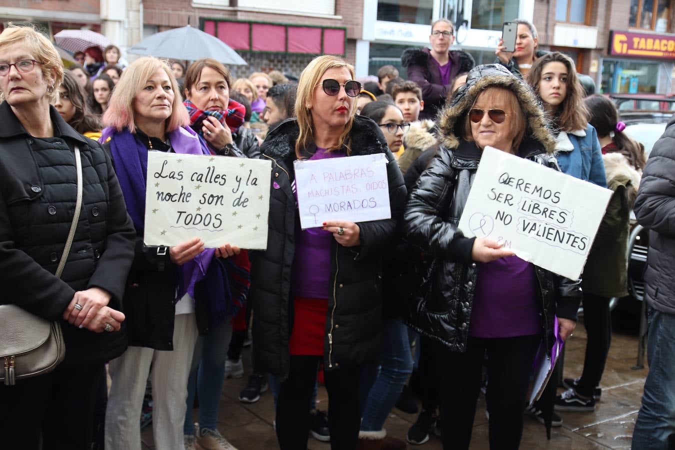 Manifestación celebrada este viernes en Castro Urdiales