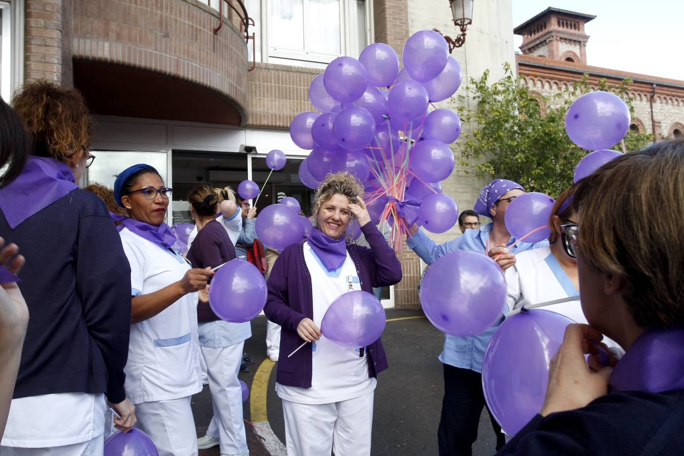 Las trabajadoras de la Fundación Asilo de Torrelavega también han celebrado el Día de las Mujeres.