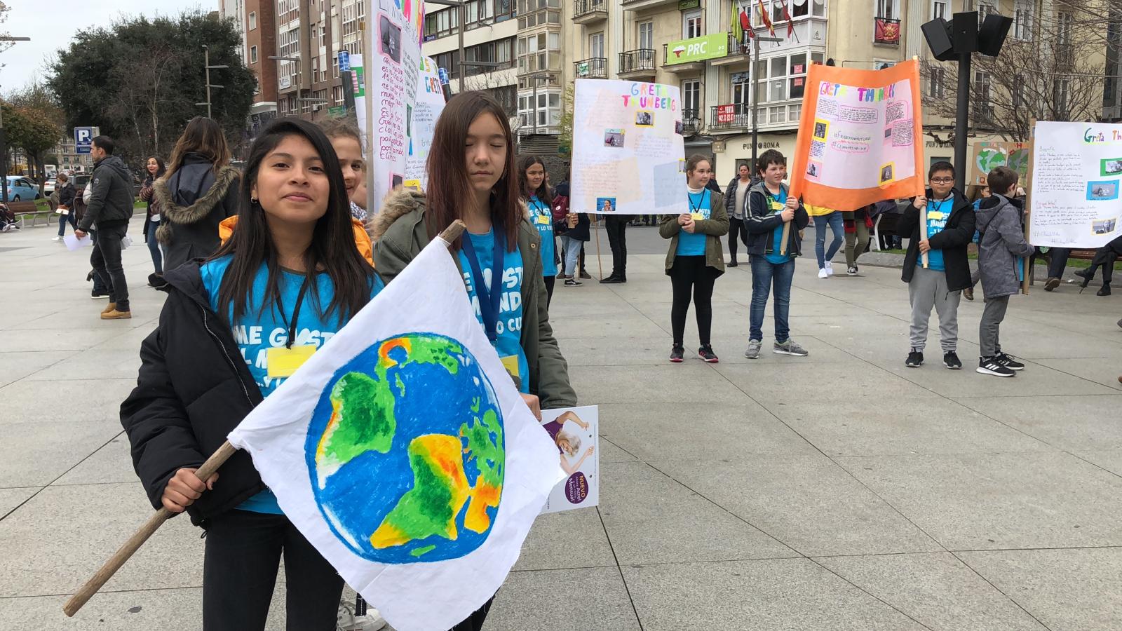 Fotos: Manifestación de los jóvenes para luchar contra el cambio climático