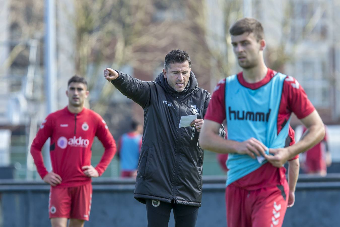 Fotos: Entrenamiento del Racing para preparar el partido ante el Real Unión