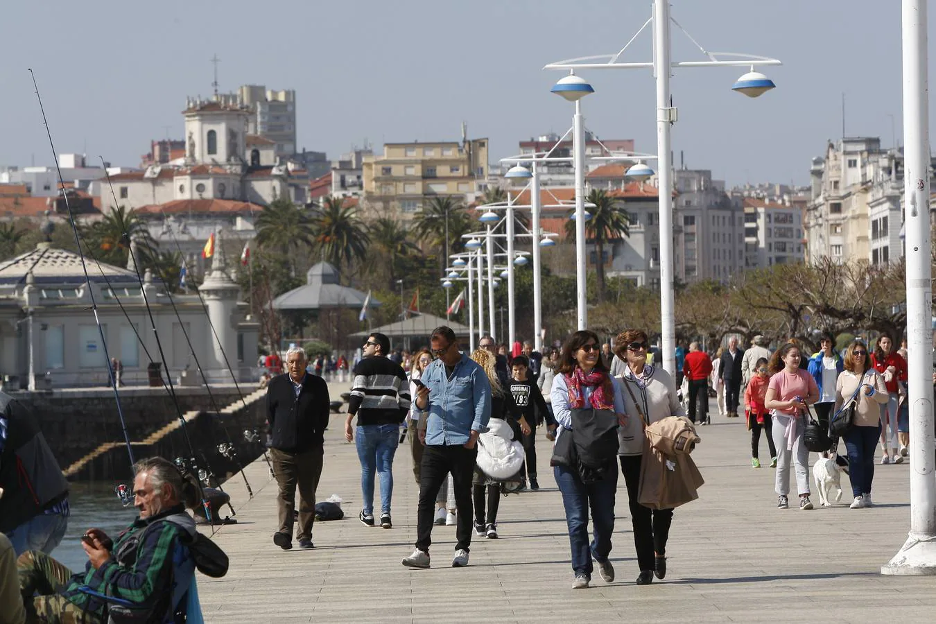 Fotos: Tiempo de playa en el primer domingo de la primavera