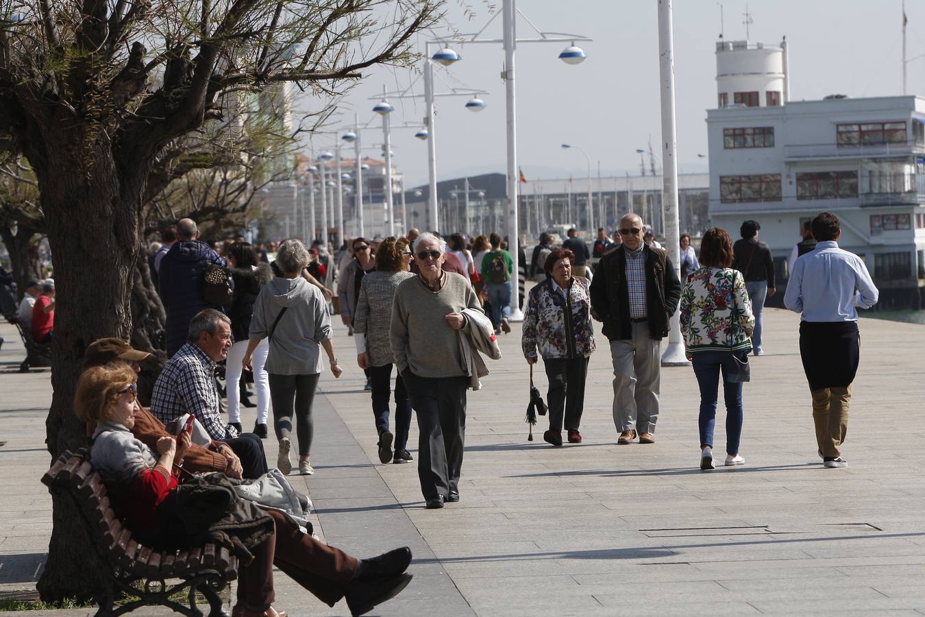 Fotos: Tiempo de playa en el primer domingo de la primavera