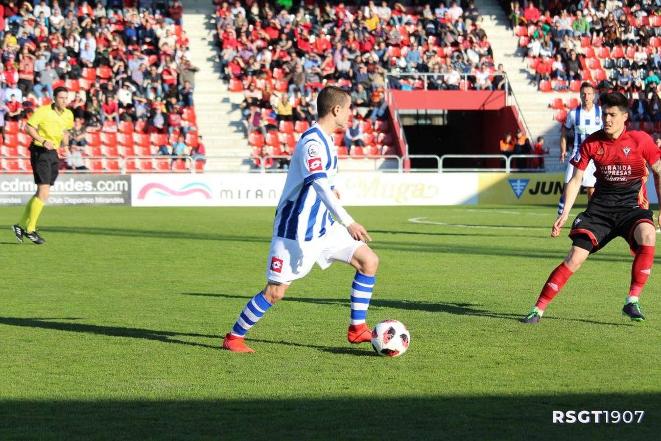 Fotos: Las mejores imágenes del Mirandés-Gimnástica