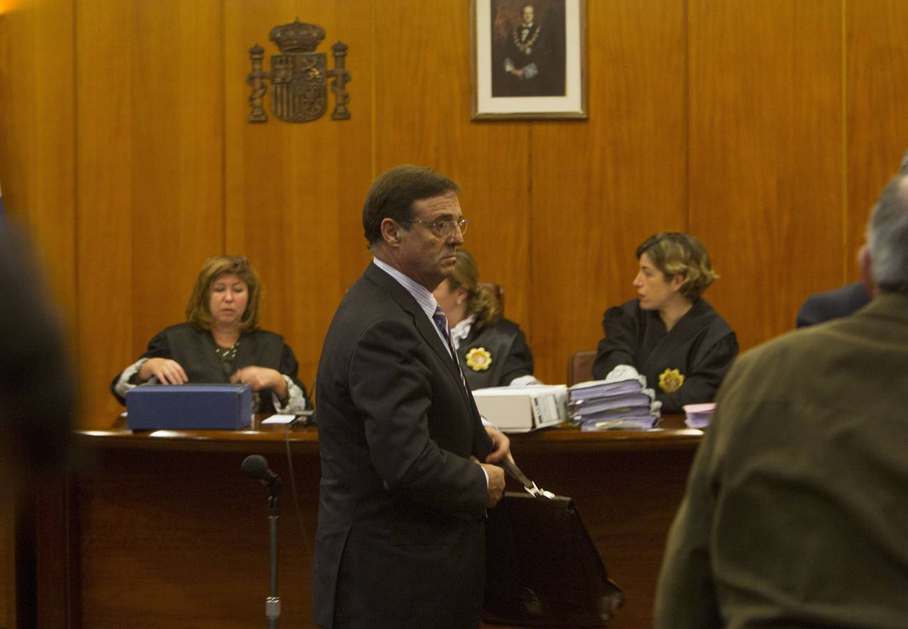Diego Higuera, durante una de las sesiones del juicio.