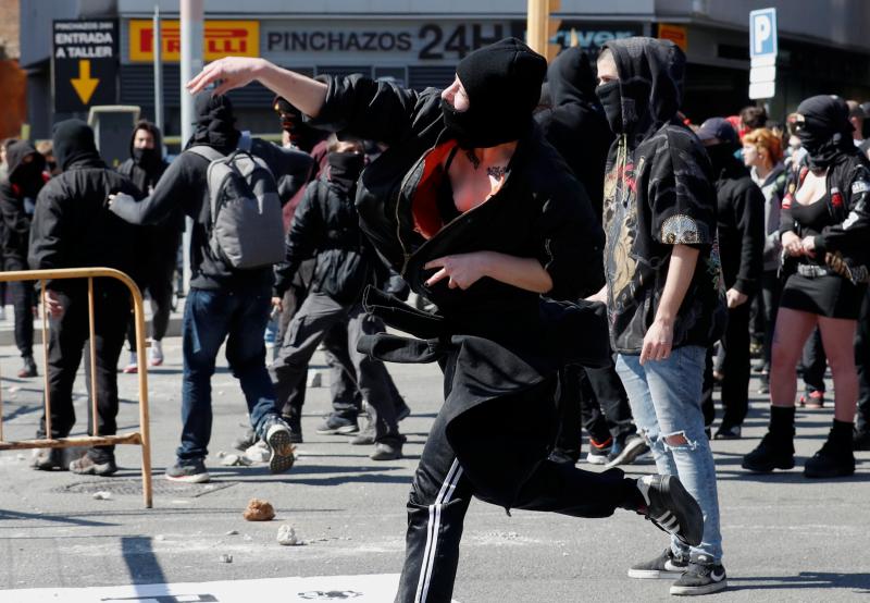 Fotos: Vox en Barcelona: Incidentes y varios detenidos independentistas