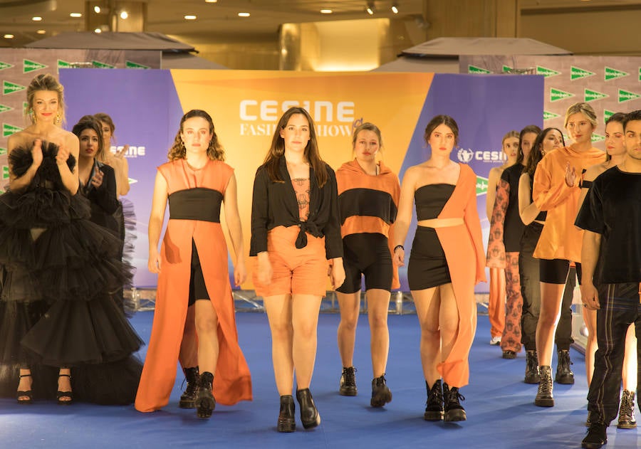 Gran éxito del 'fashion show' de los alumnos de moda de Cesine celebrado en El Corte Inglés