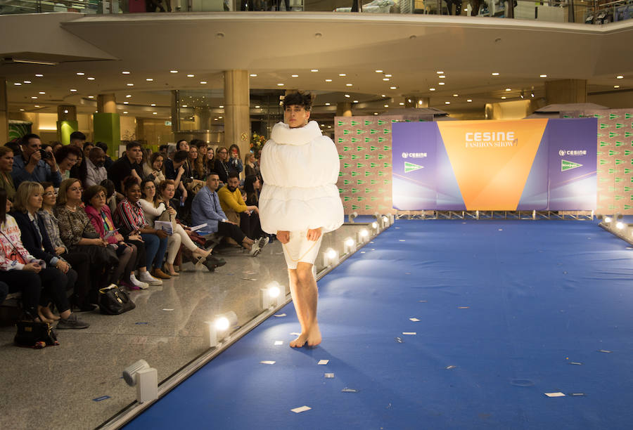 Gran éxito del 'fashion show' de los alumnos de moda de Cesine celebrado en El Corte Inglés