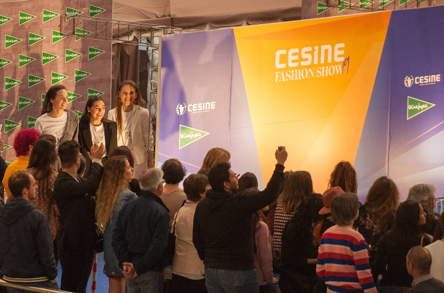 Gran éxito del 'fashion show' de los alumnos de moda de Cesine celebrado en El Corte Inglés