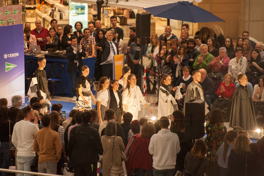 Gran éxito del 'fashion show' de los alumnos de moda de Cesine celebrado en El Corte Inglés