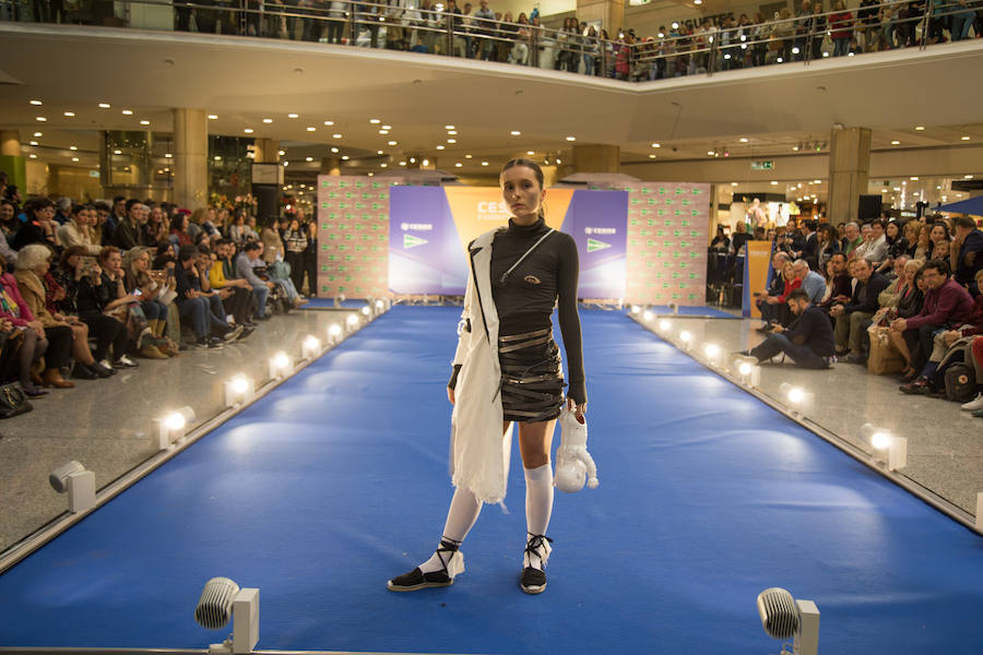 Gran éxito del 'fashion show' de los alumnos de moda de Cesine celebrado en El Corte Inglés