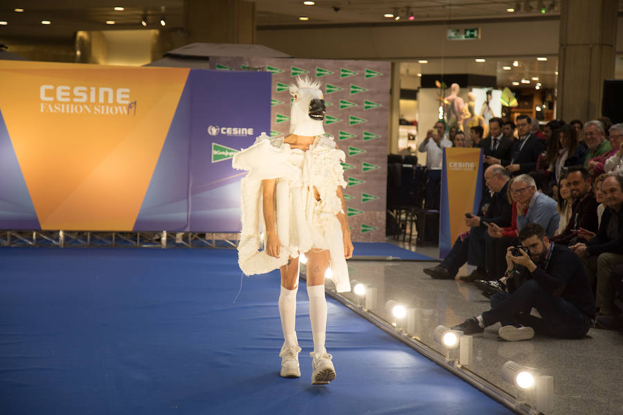 Gran éxito del 'fashion show' de los alumnos de moda de Cesine celebrado en El Corte Inglés