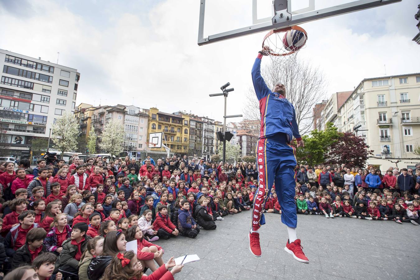 Fotos: Los Globetrottes ya están en Santander