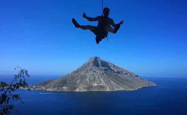 Un paraíso de la escalada en el Mar Egeo