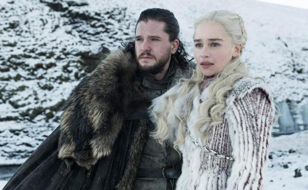 Jon Snow y Daenerys Targaryen.