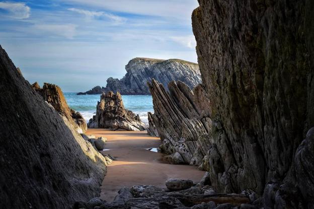 Playa de La Arnía vista por la 'instagramer'.