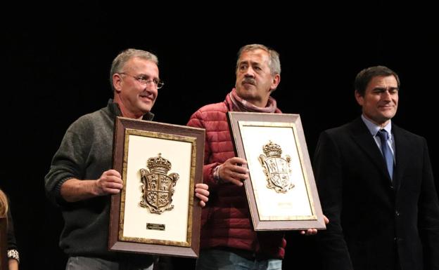 Jesús Rodríguez y Miguel Ángel Cuesta, premios Pundonor. 