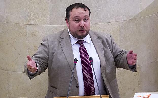El candidato de Ciudadanos al Congreso por Cantabria, Rubén Gómez.