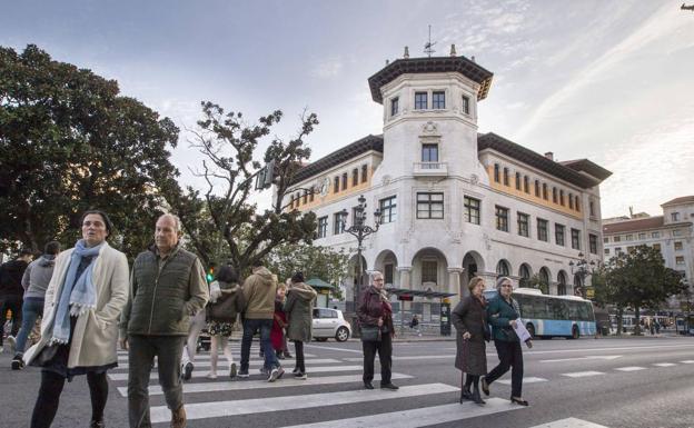 El edificio de Correos. 