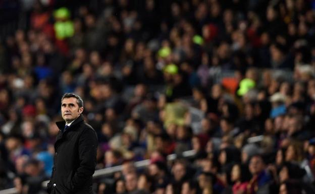 Ernesto Valverde, en una acción del encuentro contra la Real Sociedad.