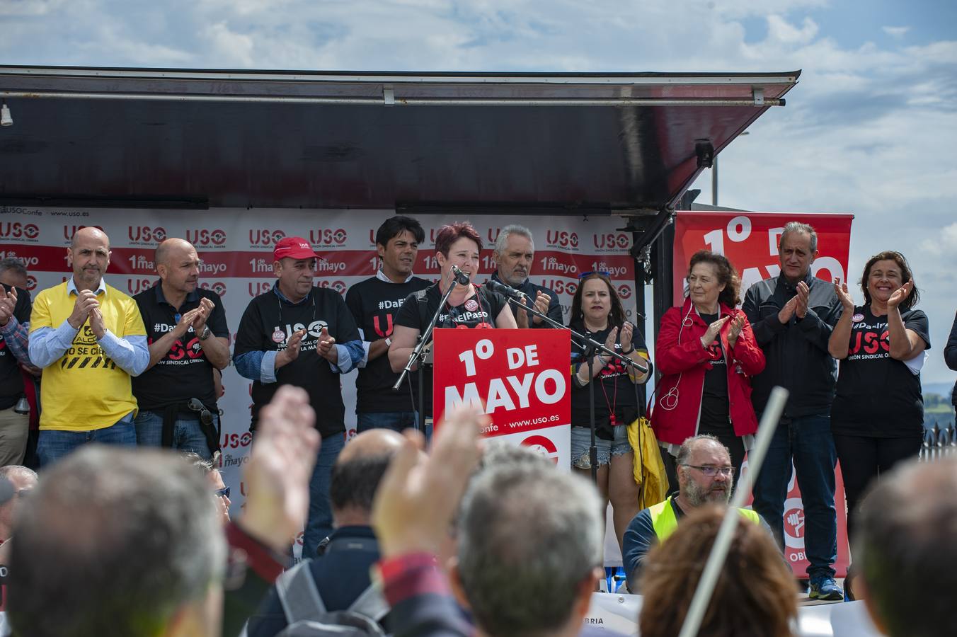 La Unión Sindical Obrera (USO) ha reunido alrededor de 3.000 personas en una manifestación que se ha celebrada en Santander, bajo el lema «se acabó el juego».