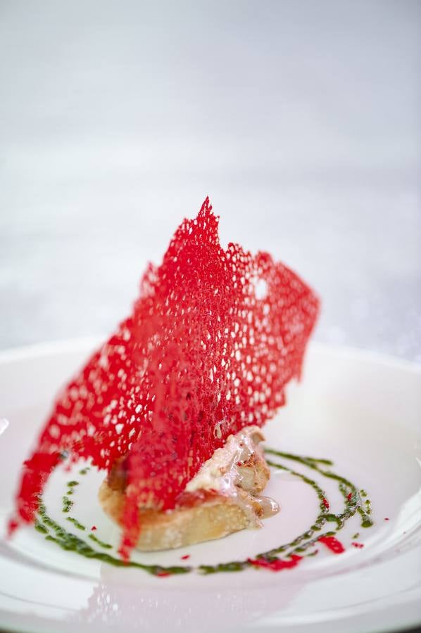 La Flor de Tetuán. Restaurante santanderino que elaboró ‘Texturas cántabras de anchoa’. Autores: Mario y Diana.