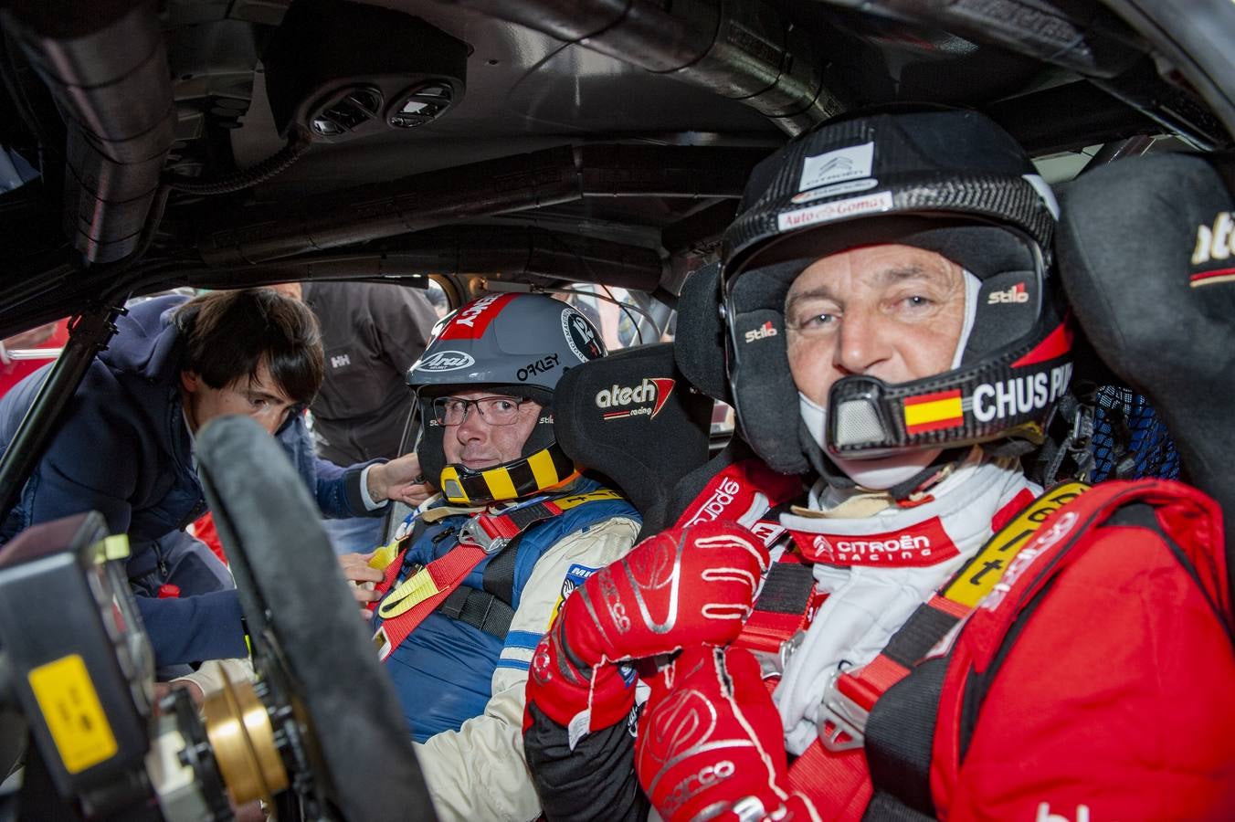 Chus Puras fue una de las atracciones con el Citroën C3 de la categoría R5.