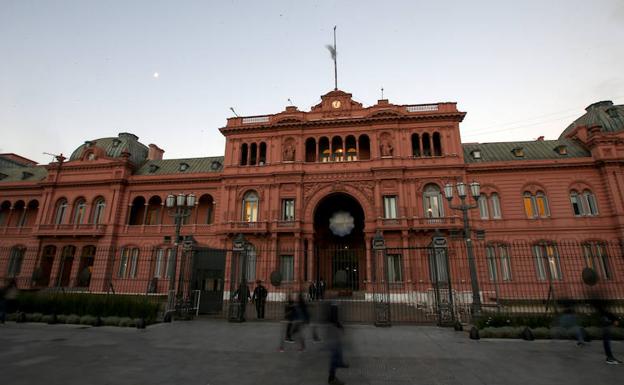 La Casa Rosada. 