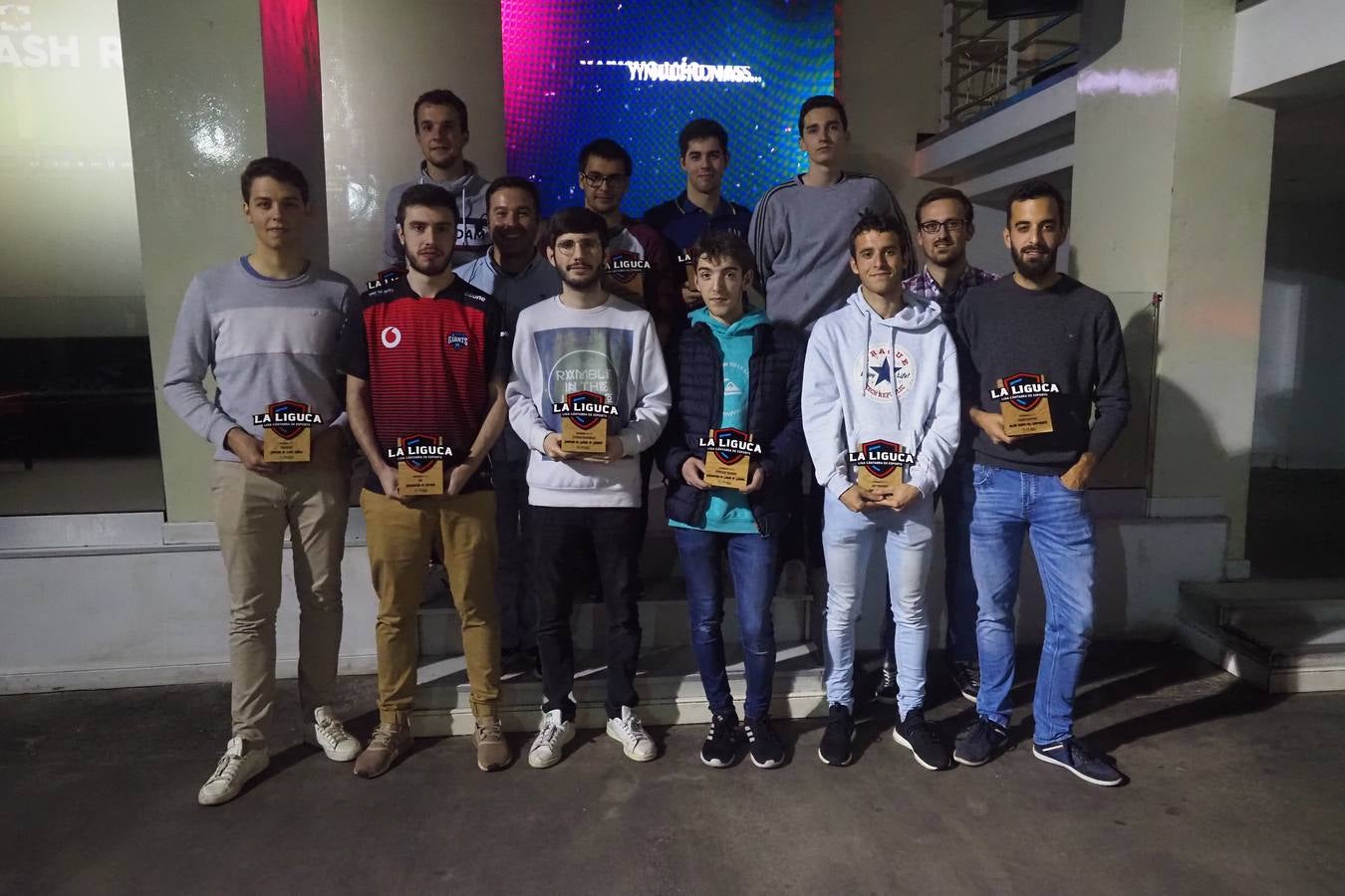 Campeones y subcampeones de las ciatro competiciones de La Liguca