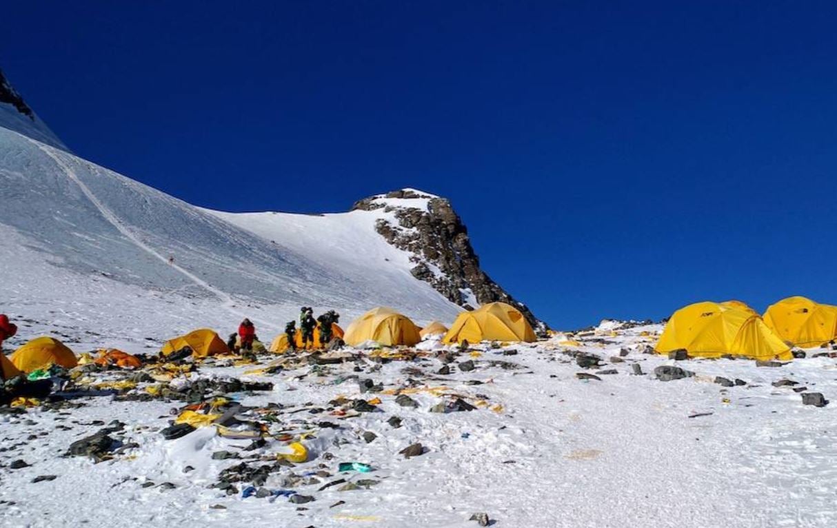 Imagen del campo base del Everest.