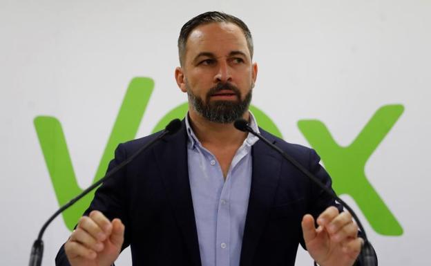 Santiago Abascal, líder de Vox. 