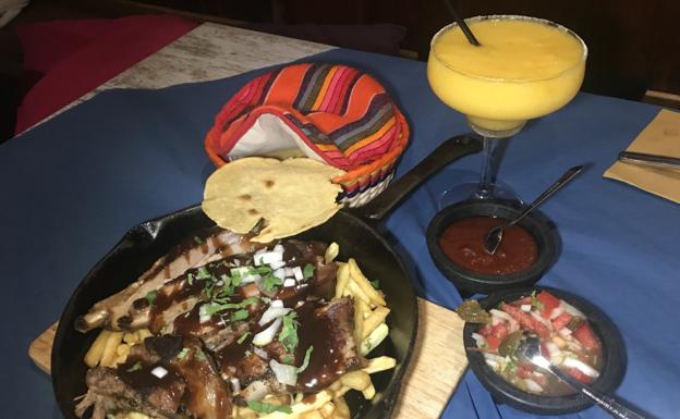 Una cantina mexicana y cocina sabrosa en Puente Viesgo