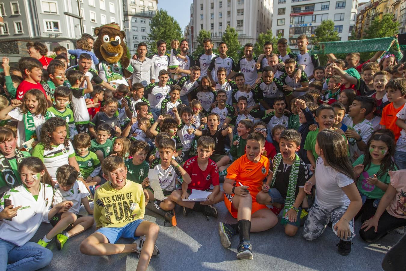 Foto de familia con los más pequeños