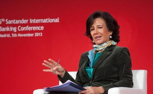 Ana Botín, presidenta del Santander. 