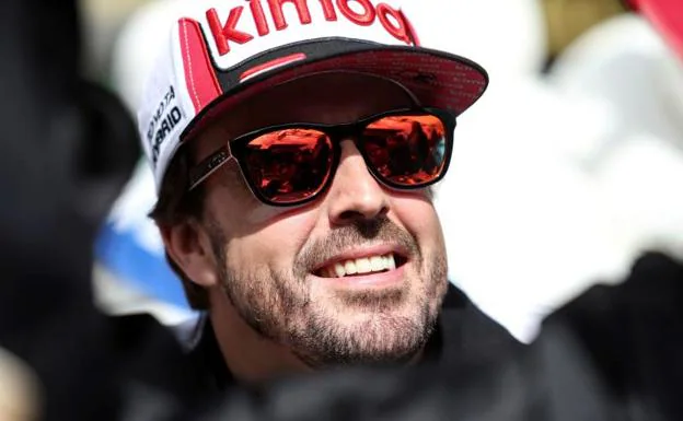 Fernando Alonso, positivo antes de la última prueba. 