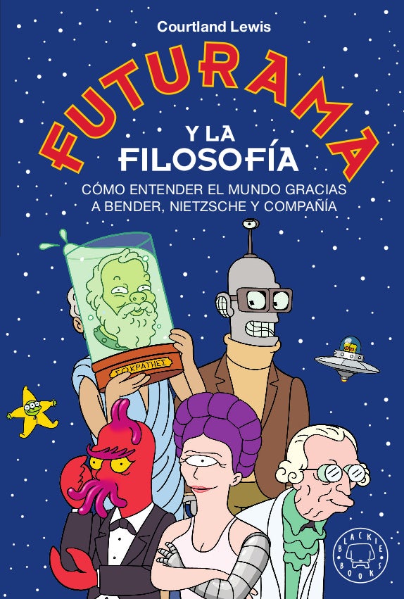 Imagen secundaria 2 - Fry, luchando con las lombrices alojadas en su propio organismo. Debajo, Mordisquitos y la portada del libro de Blackie Books.