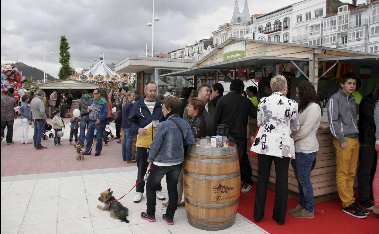 El concejal de Festejos del PP, Javier Muñoz, fue el impulsor de las casetas de hosteleros en Castro Urdiales hace dos legislaturas.