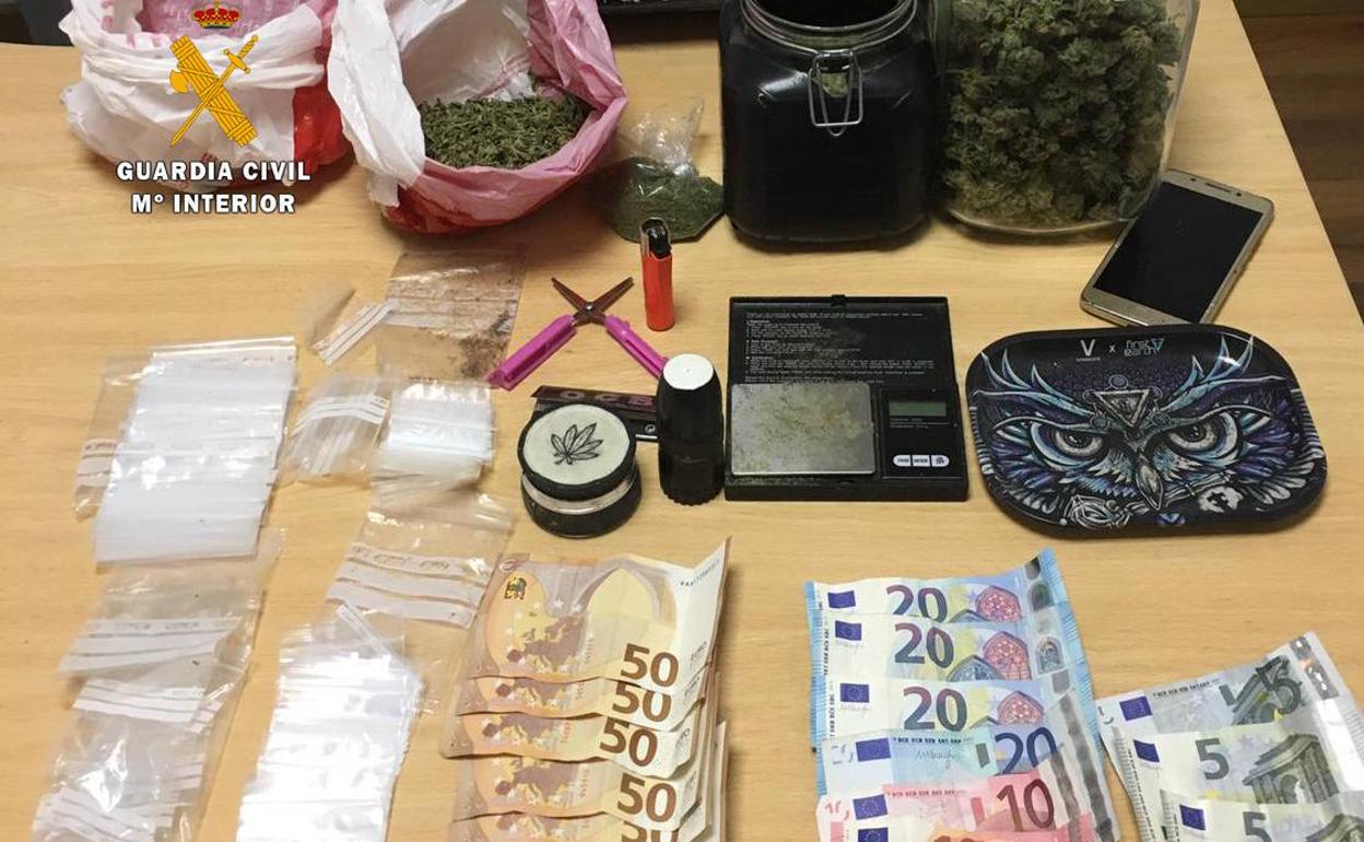 Detenido en Oriñón con 200 gramos de marihuana